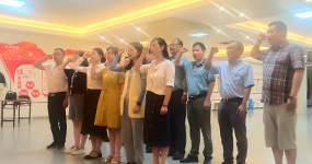 心有所信，方能行远  —— 浙江爱游戏全站app官网入口机关党支部纪念建党99周年党日活动