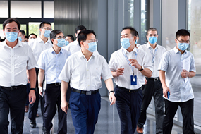 浙江省省长郑栅洁一行到浙江爱游戏全站app官网入口调研