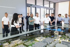 宁波前湾新区管委会一行来浙江爱游戏全站app官网入口走访调研